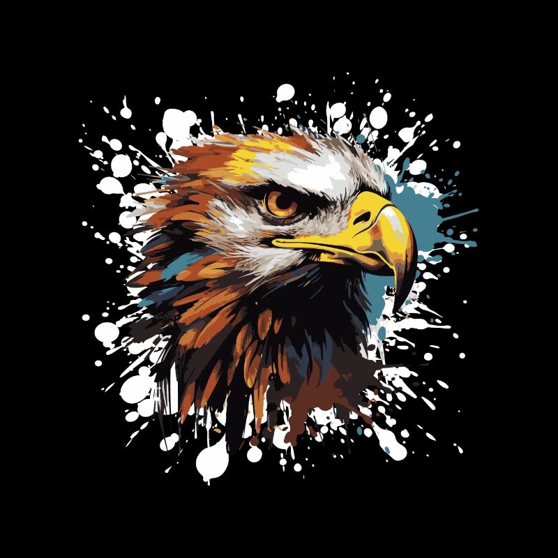 Eagle Pop Art Head