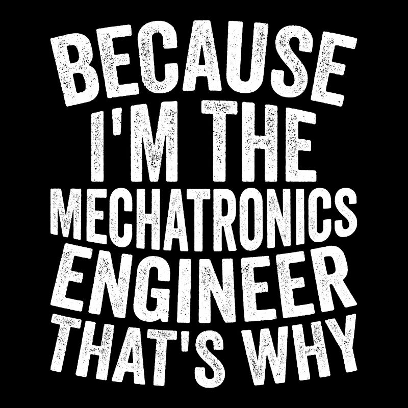 Because I am the mechatronics engineer