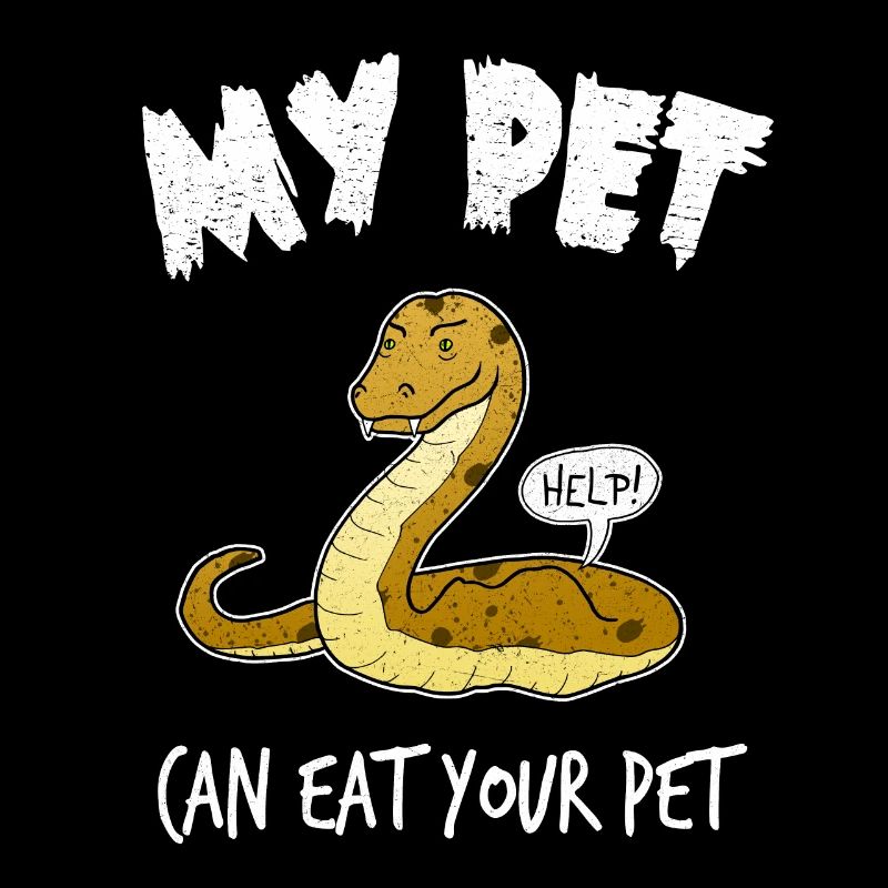 Cadeau drôle d'animal familier de python de serpent