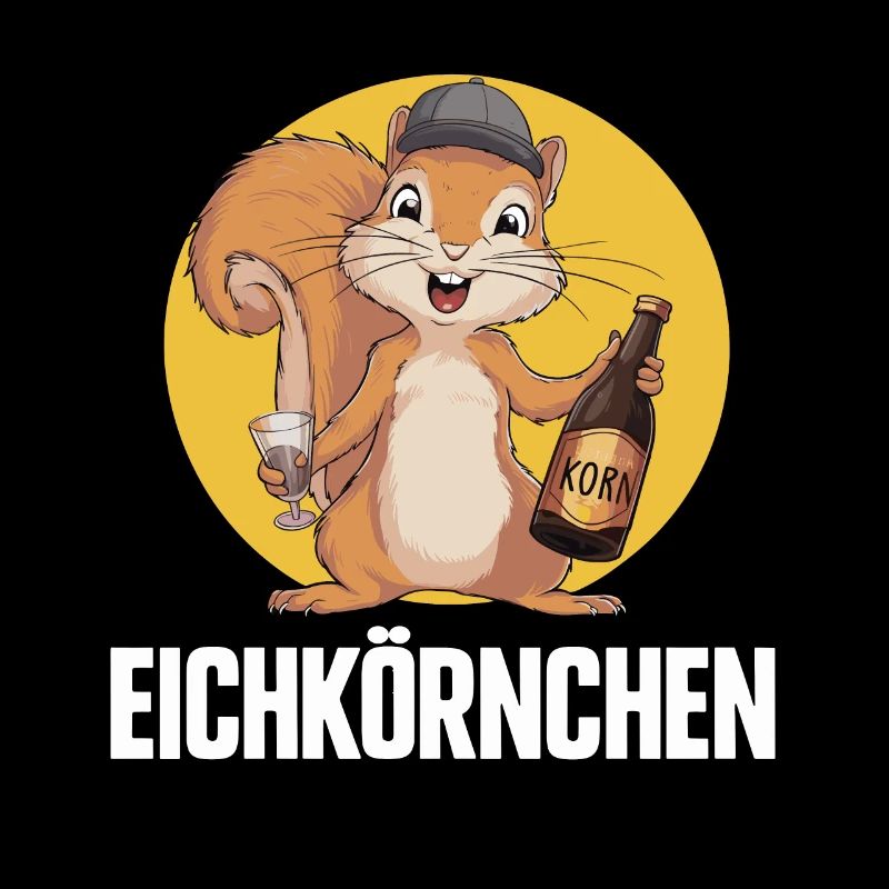 Eichkörnchen Eichhörnchen mit Korn