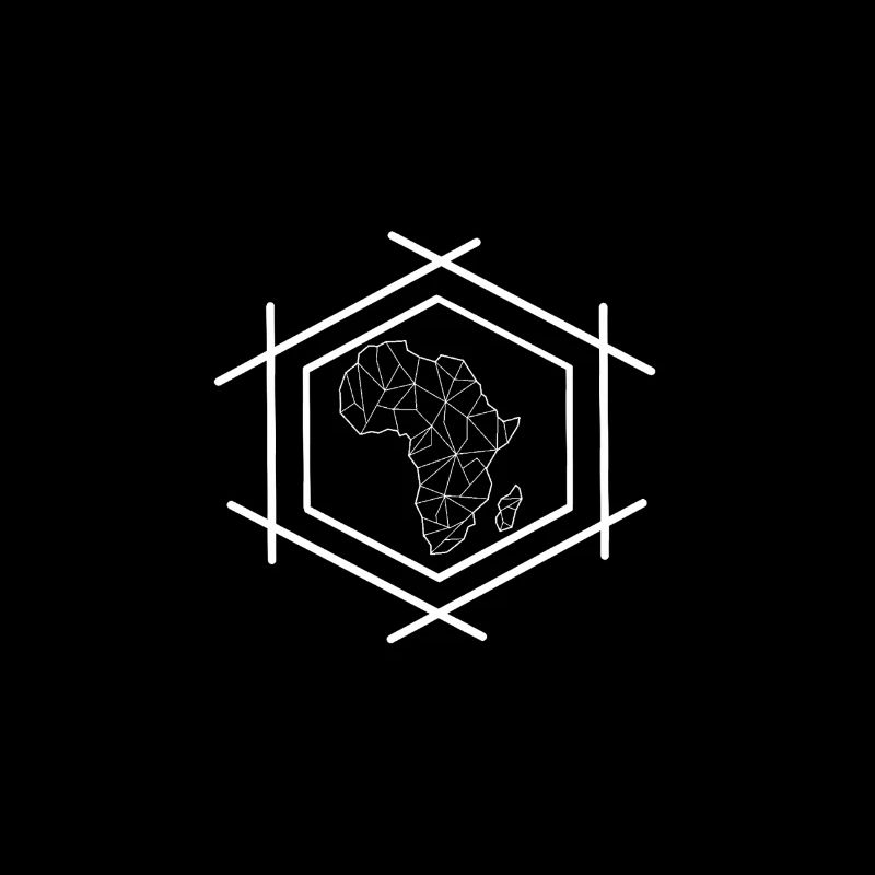 Polygonal Afica - Blanc