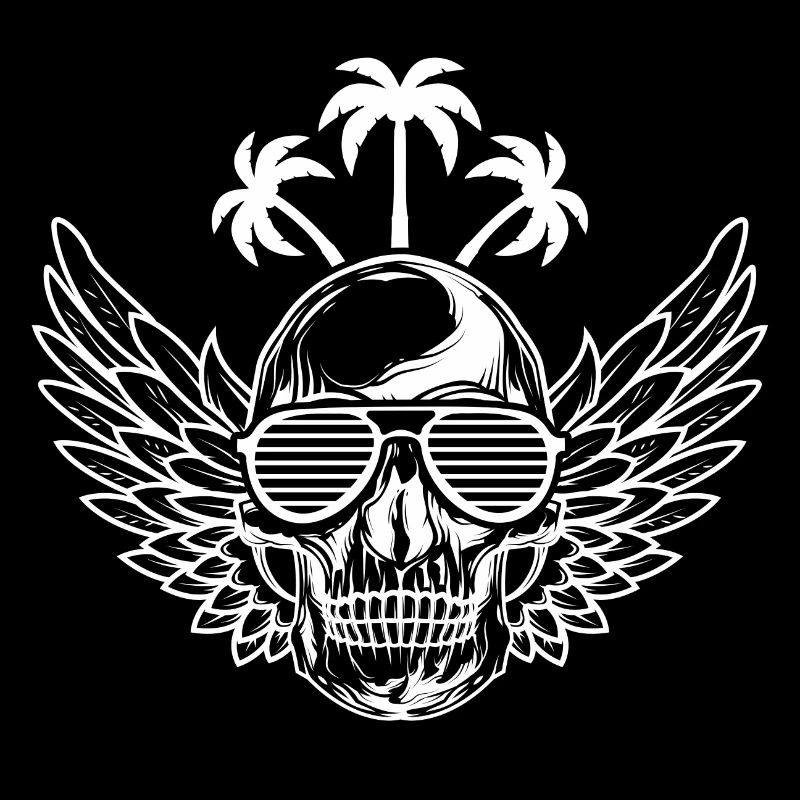 Skeleton Party Palms Cool