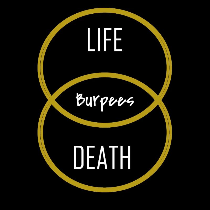 Burpee Burpees Squat Push Up Exercise Gift