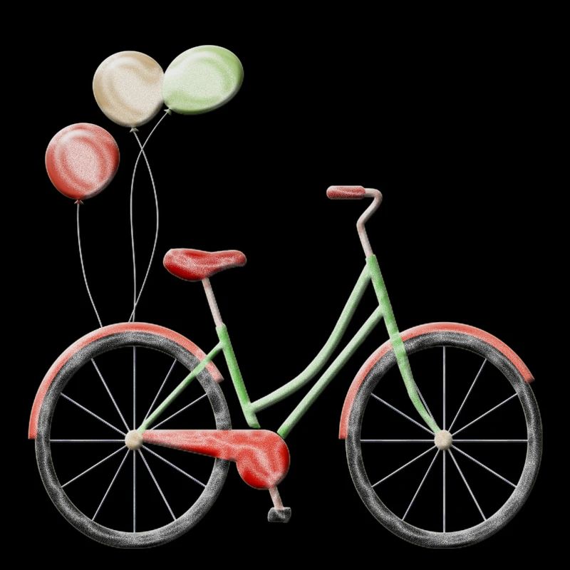 Ballons velo vintage