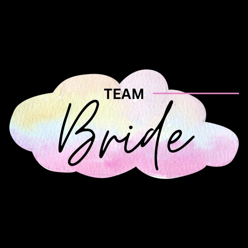 Team Bride - Rainbow Cloud