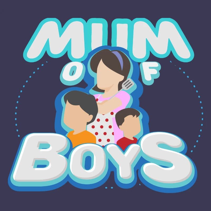 Mama von Jungen Geschenk Mutter Muttertag