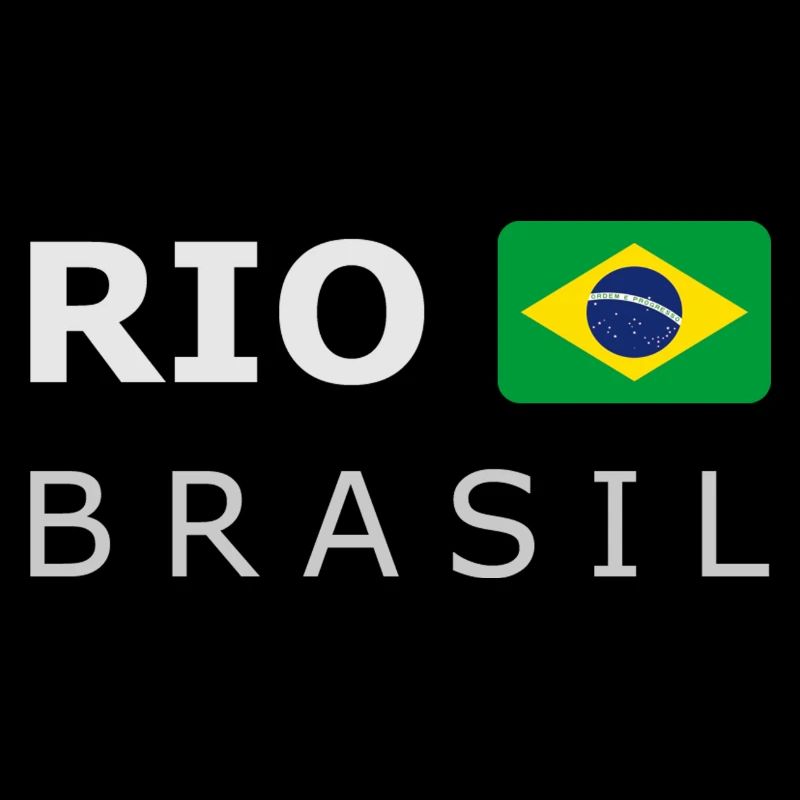 RIO BRASIL white-lettered 400 dpi