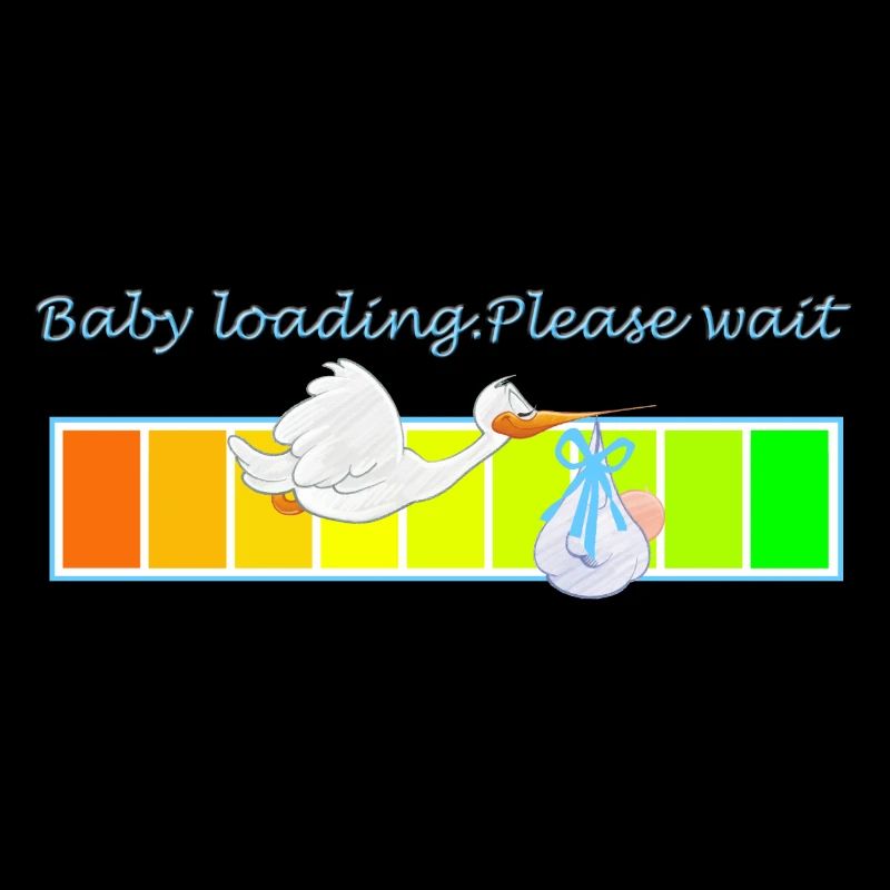 BABY LOADING PLEASE WAIT .BLUE
