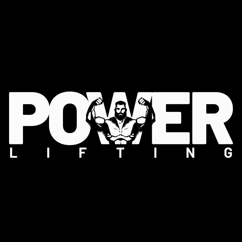 power lifting white