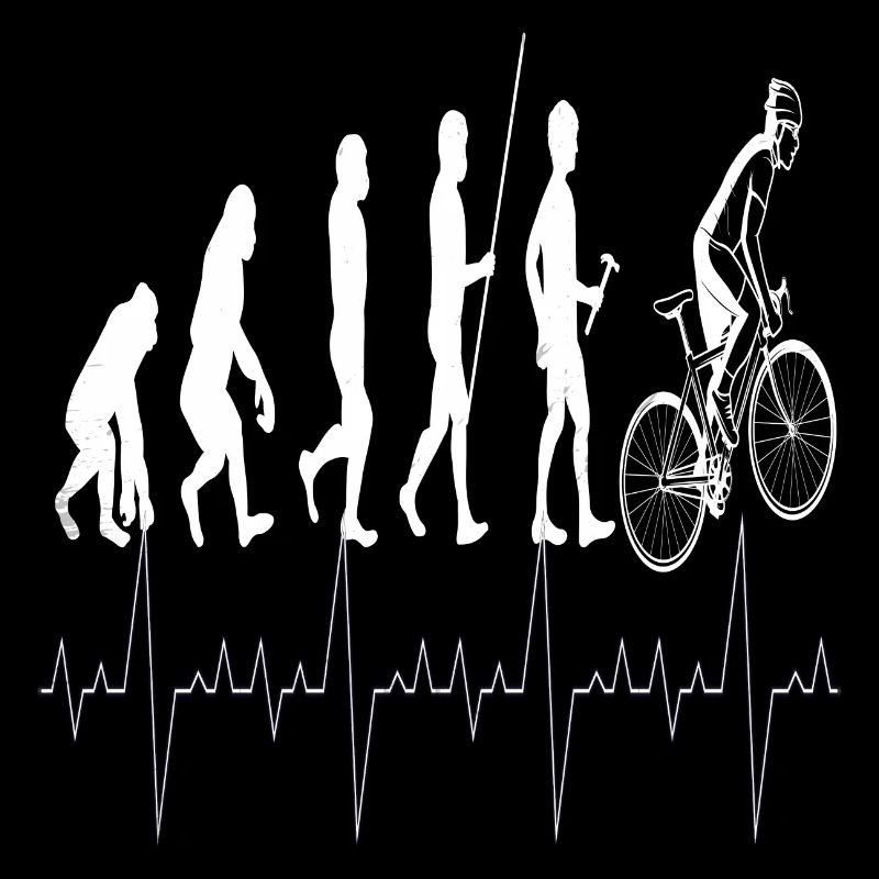 Evolution Radfahrer , cooles Fahrrad Design