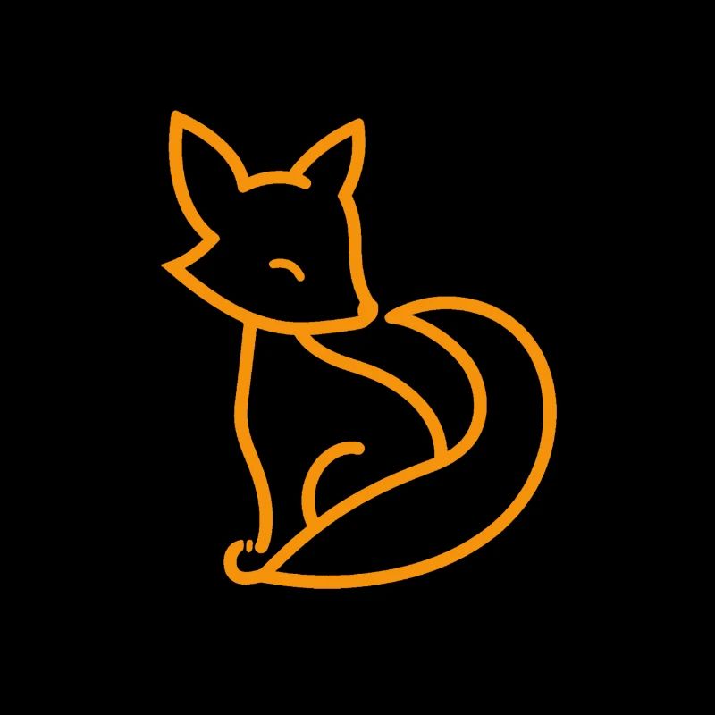 Fuchs Logo, Rotfuchs Symbol, Tier