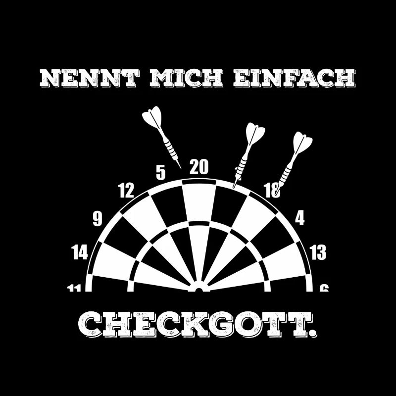 Lustiger Dart Spruch Dartscheibe Darten Geschenk
