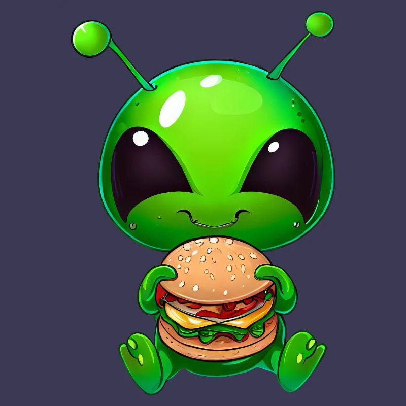 Hungry Alien: Dévoreur de cheeseburger