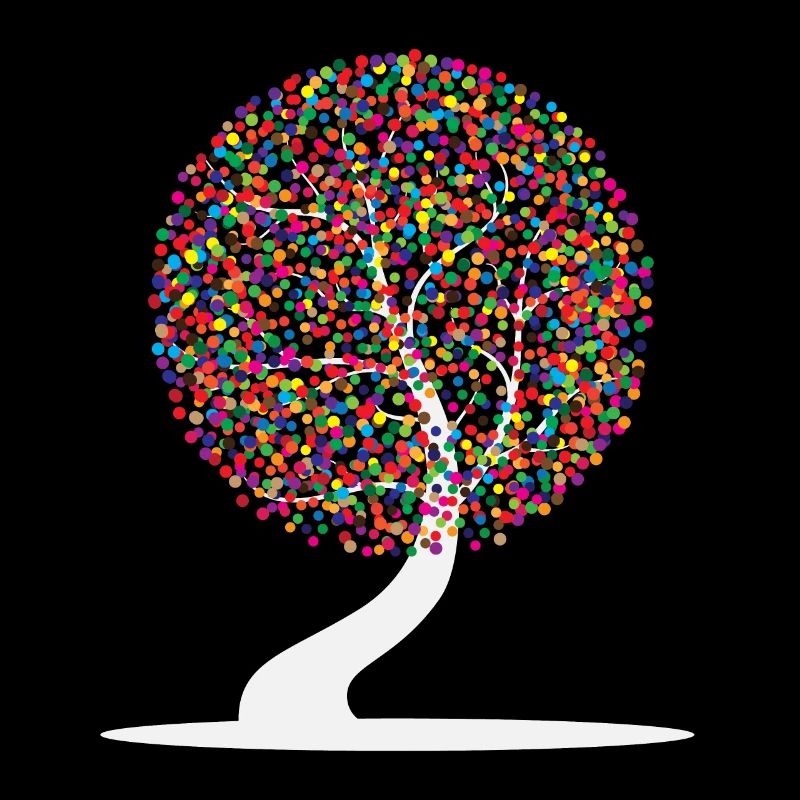 Arbre coloré