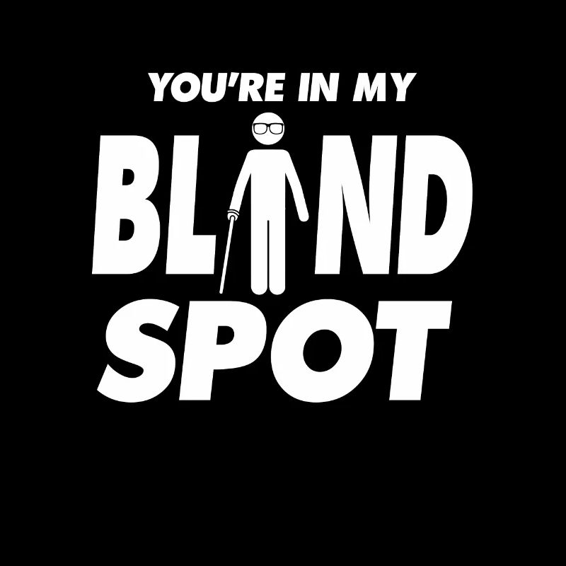 Conception de sarcasme à angle mort