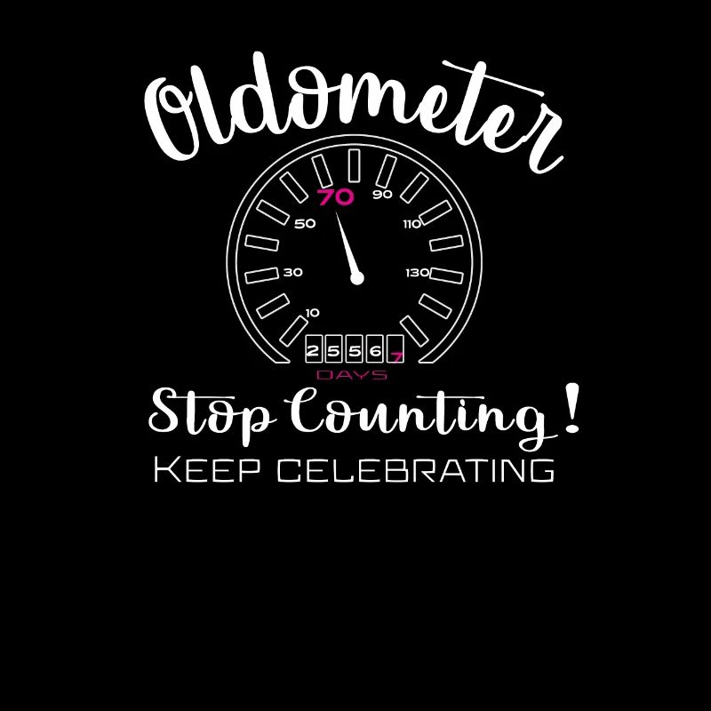 Top Funny Oldometer 70. Geburtstagsgeschenk Design