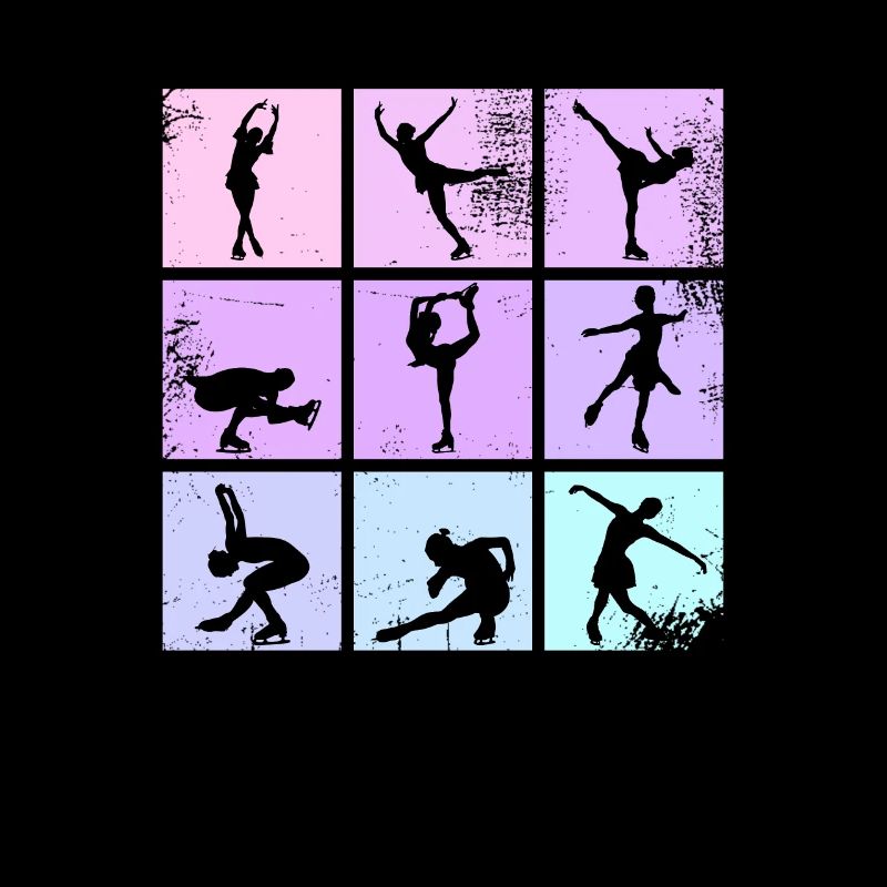 Eiskunstlauf Eis Eiskunstläufer Geschenk Design