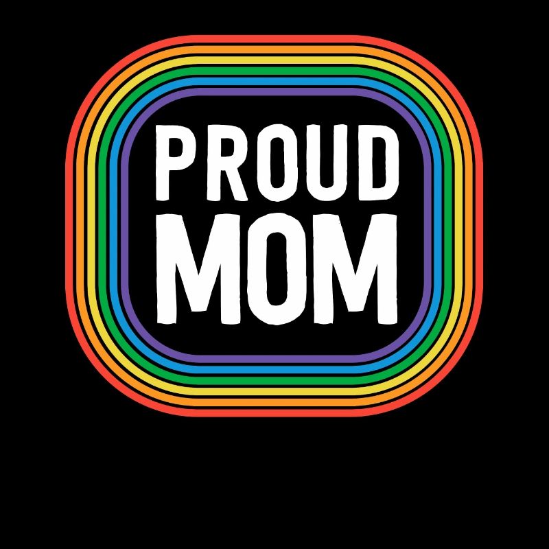 Stolze Mutter mit Pride Mutter Gay Pride Zeug LGBT