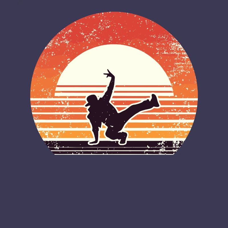 Rétro coucher de soleil danse danse danseuse