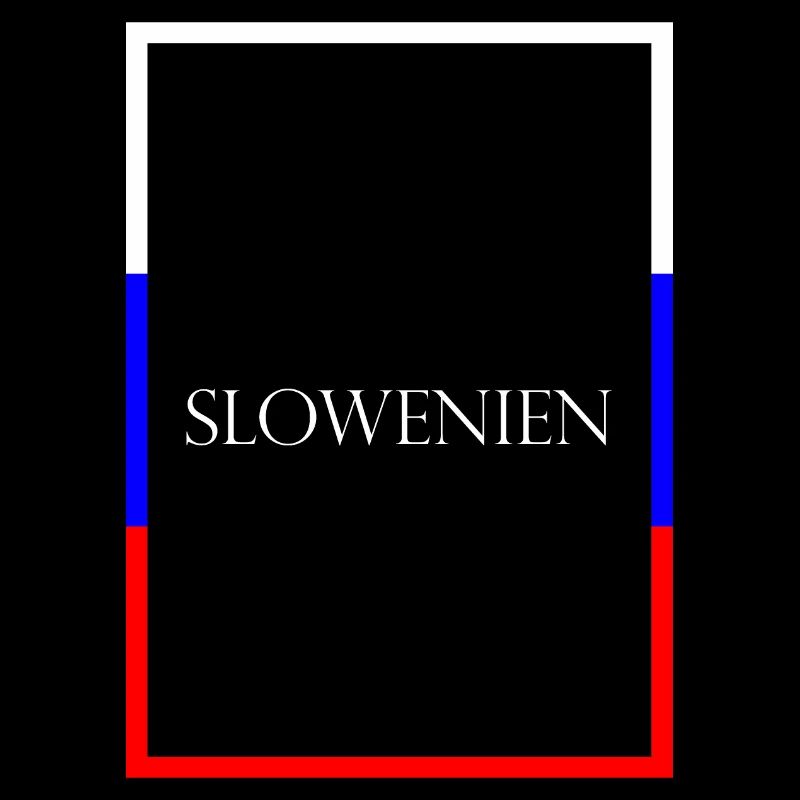 Slovénie Lettrage de la déclaration avec drapeau