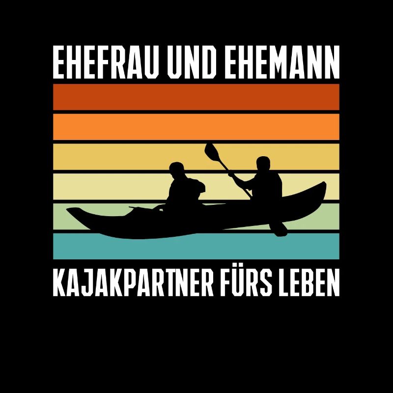 Ehefrau Und Ehemann Kajakpartner Fürs Leben
