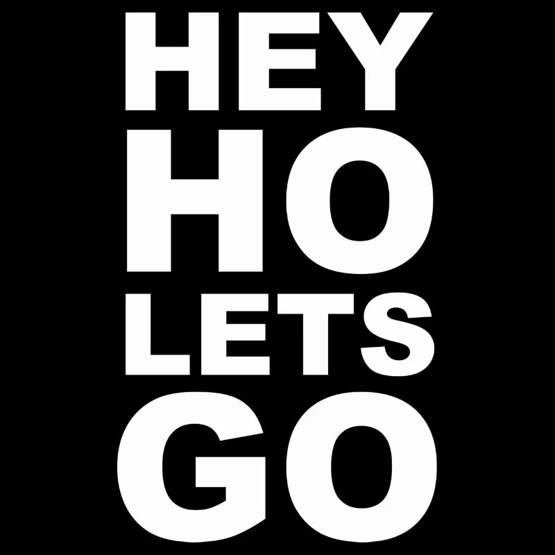 HEY HO white