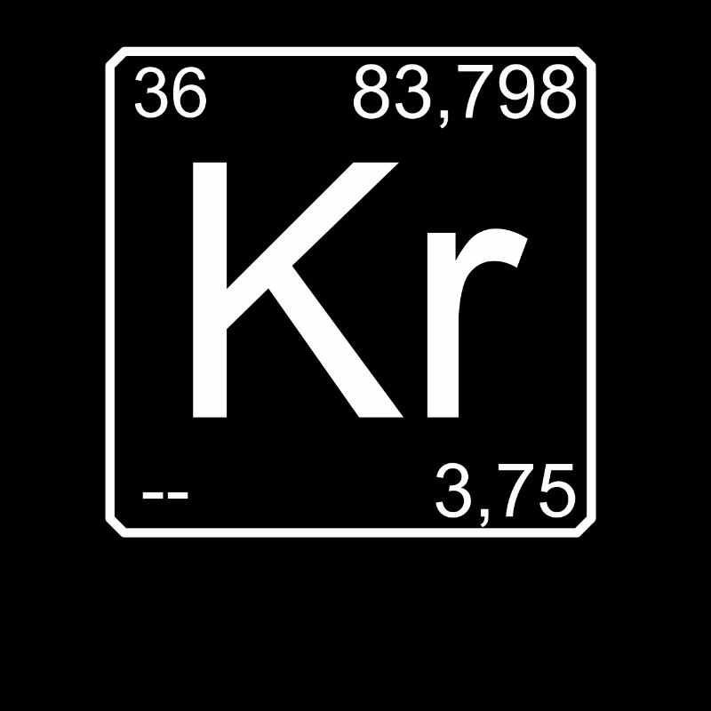 Krypton Periodensystem der Elemente Symbol Kr