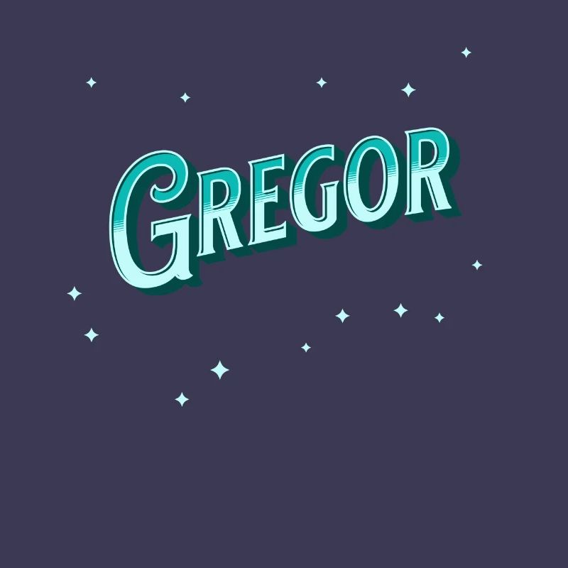 Gregor name personalized