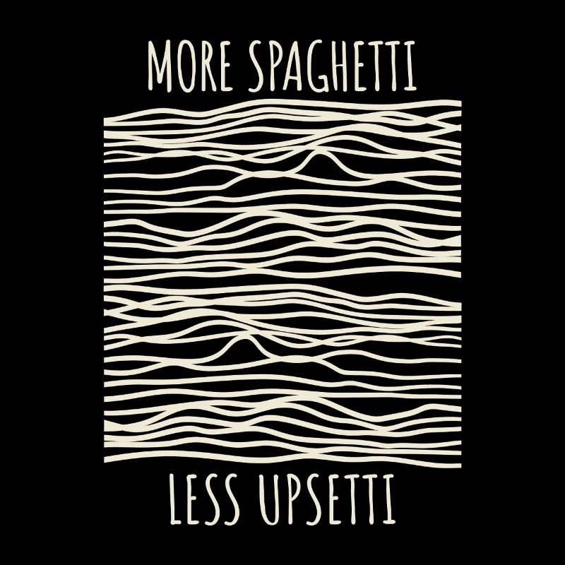 Pâtes drôles Plus de spaghettis moins d’upsetti