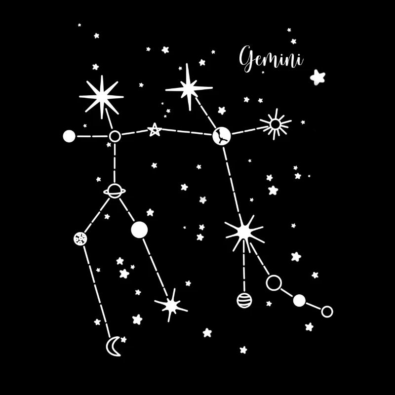 Zwilling / Gemini Sternzeichen, Himmel, Weltall