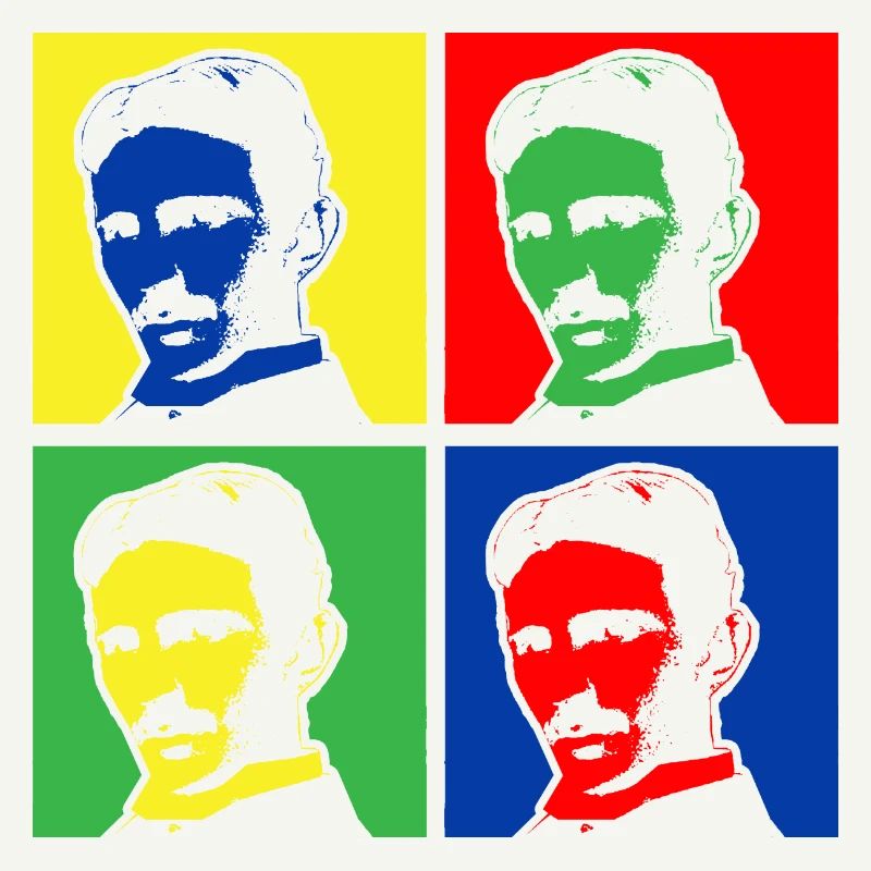 Pop Art Nikola Tesla