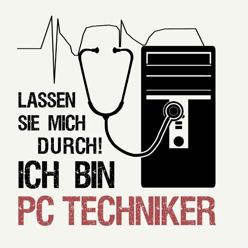 Technicien PC Stéthoscope Cadeau Technicien Système Informatique