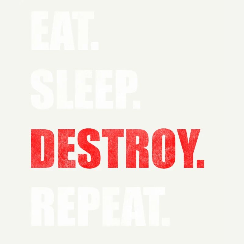 Destroy destruction destroyer saying gift