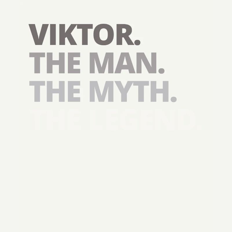 Viktor Name Sort Cadeau