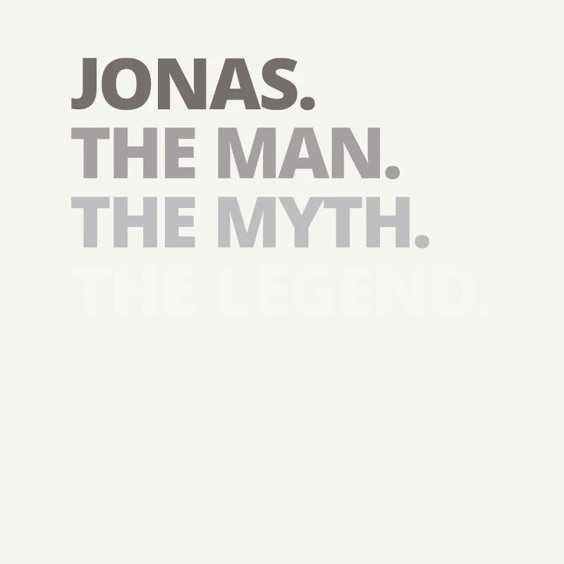 Jonas Name Spruch Geschenk