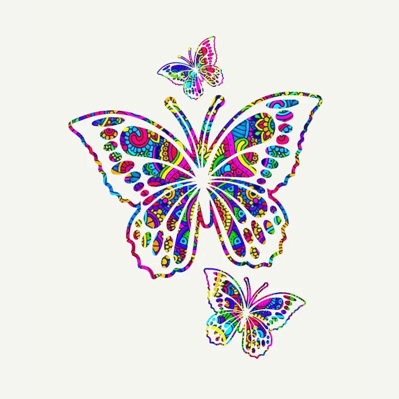 colorful butterfly, gift, gift idea