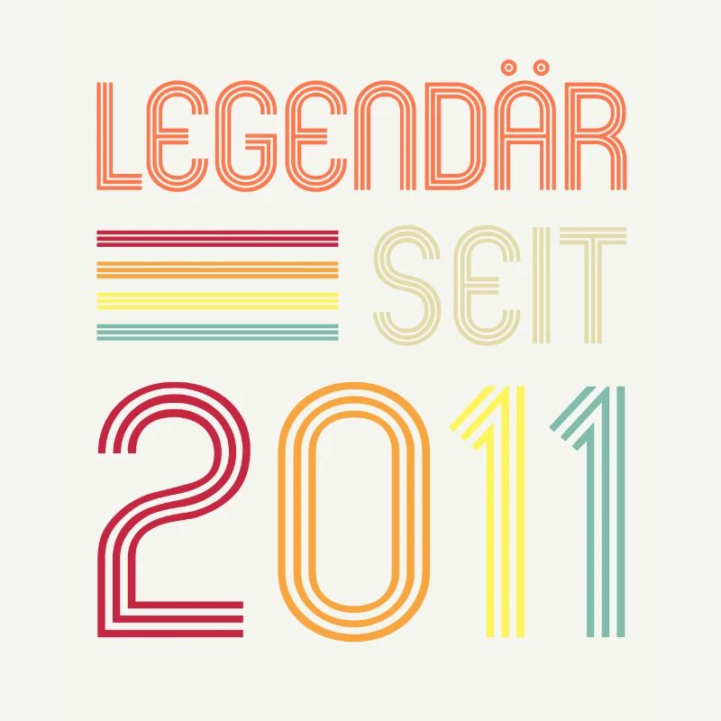 11ter Geburtstag Legendär Seit 2011 Geschenk