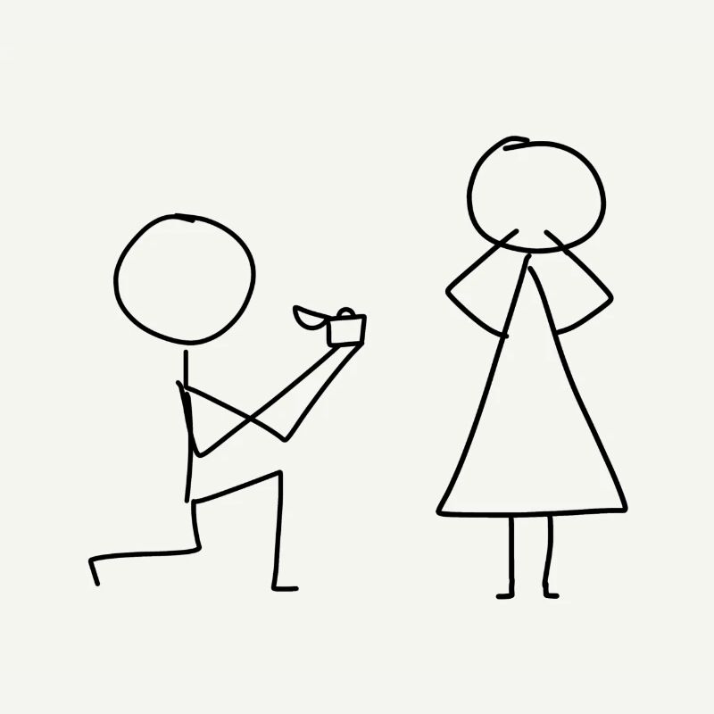 Demande de mariage