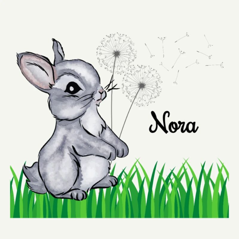 Name Cup Kids Rabbit Name Gift Nora