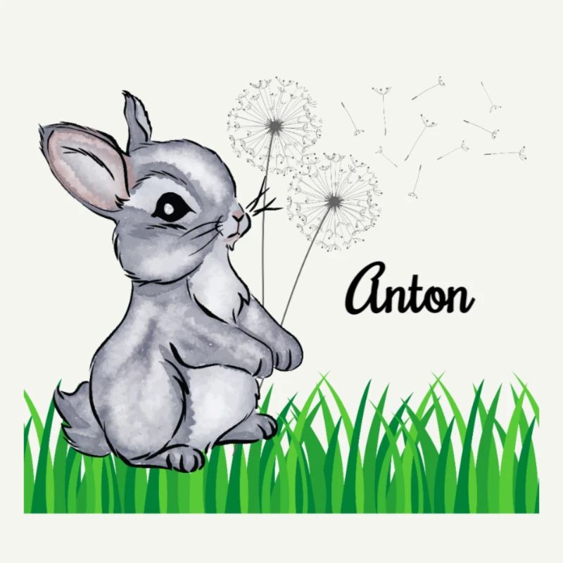 Rabbit Name Gift Anton