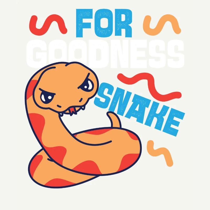 Snake Serpent Pun For Goodness