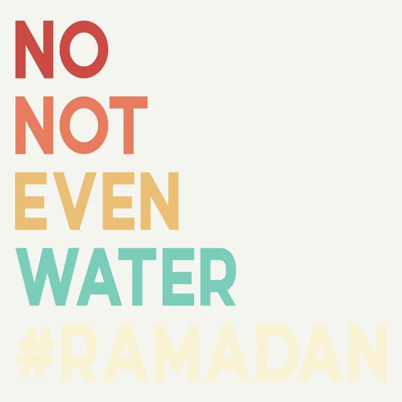 Non même pas d’eau Ramadan