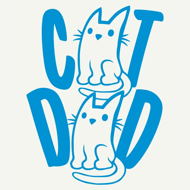 Texte de conception de papa chat