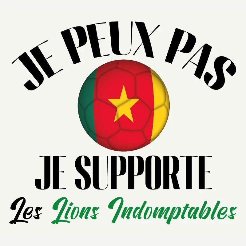 je supporte Les Lions indomptables, Cameroun