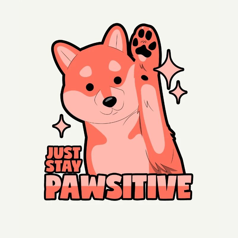 Chien optimiste : Pawsitive