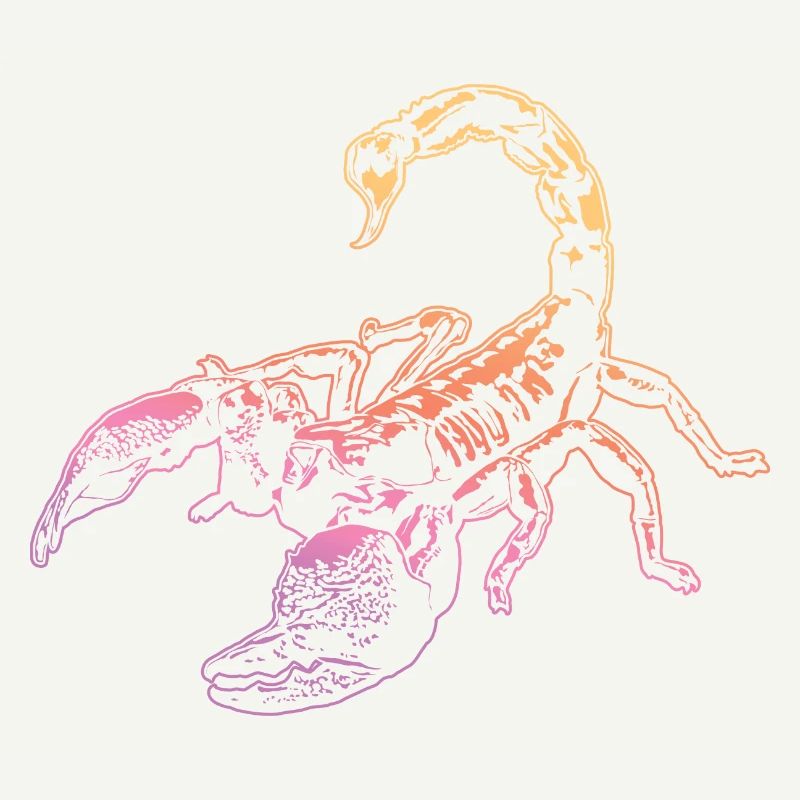 Cool Scorpion Insect Sketch Graphic Scorpion Lover