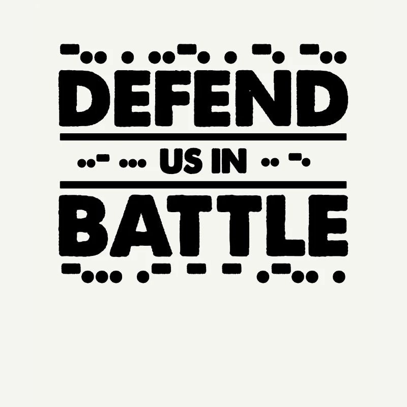 Defend Us In Battle Frequency Ham Radio Operator