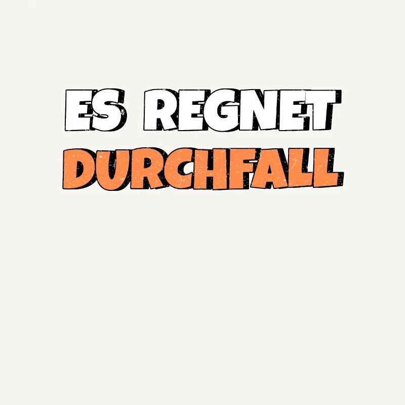 Es regnet Durchfall