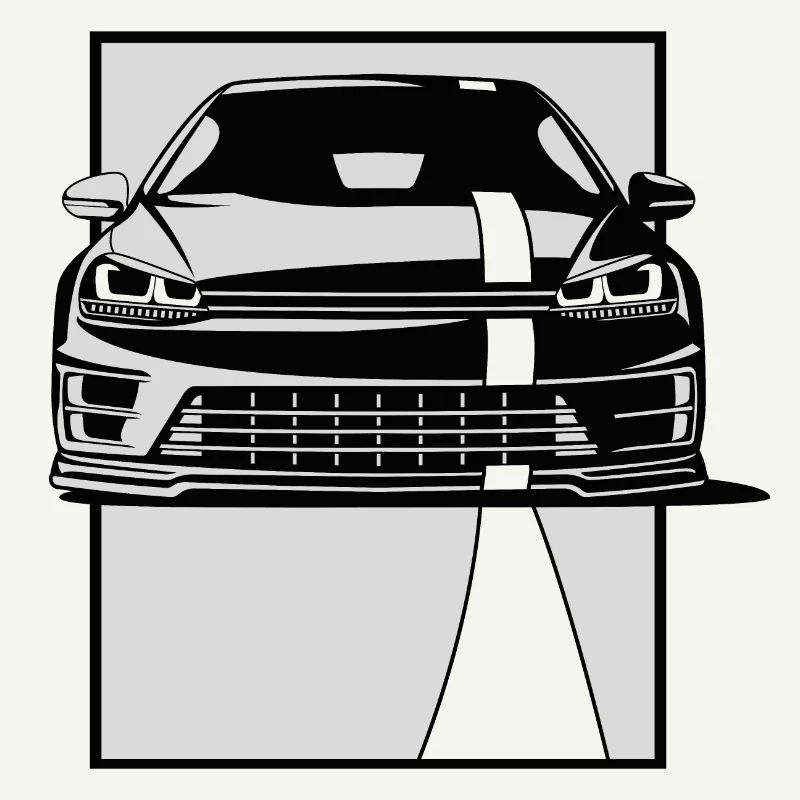 Auto Black Transparent Line