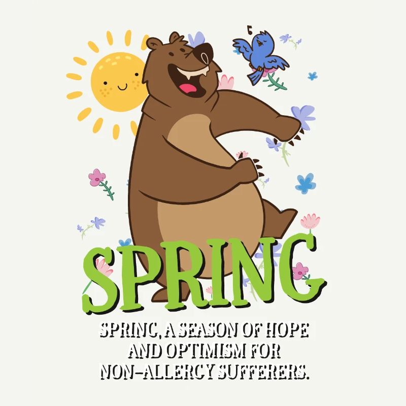 Le printemps, une saison d’espoir et d’optimisme Sarcasme